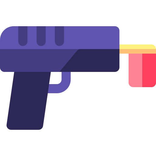銃 Basic Rounded Flat icon