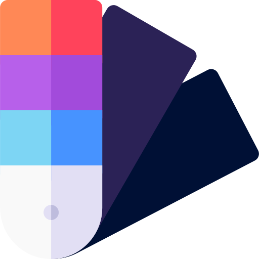palette de couleurs Basic Rounded Flat Icône