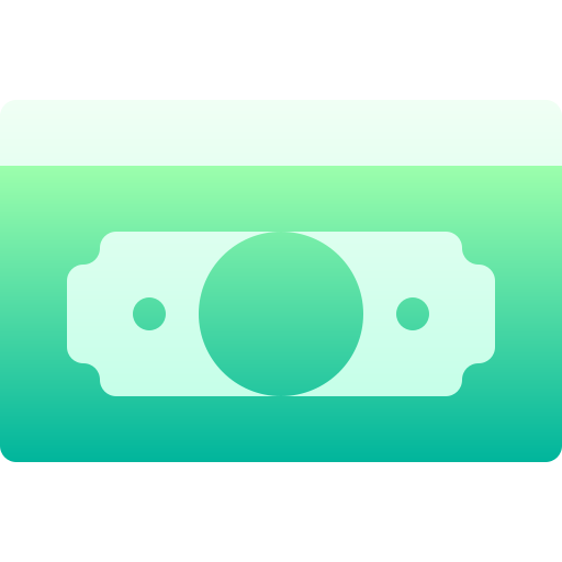 pieniądze Basic Gradient Gradient ikona