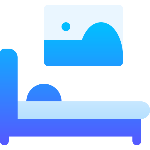 łóżko Basic Gradient Gradient ikona