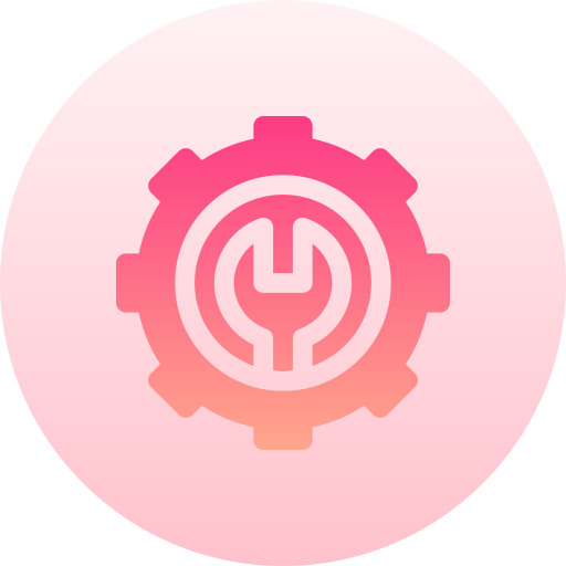 修理 Basic Gradient Circular icon