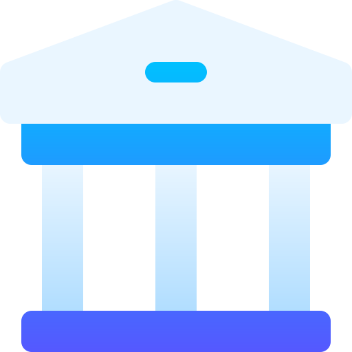 bank Basic Gradient Gradient icoon