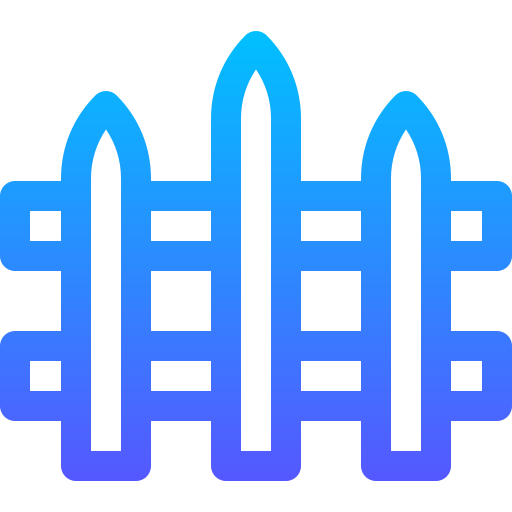 recinzione Basic Gradient Lineal color icona