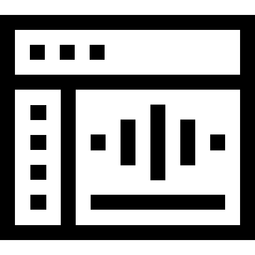 oprogramowanie Basic Straight Lineal ikona