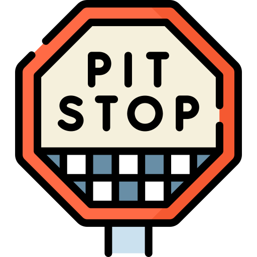 Pit stop Special Lineal color icon