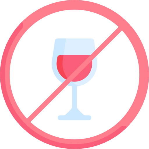 No alcohol Special Flat icon