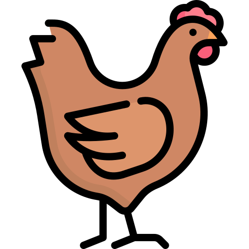 poulet Special Lineal color Icône