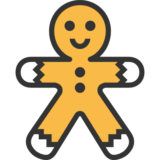 Gingerbread Meticulous Yellow shadow icon