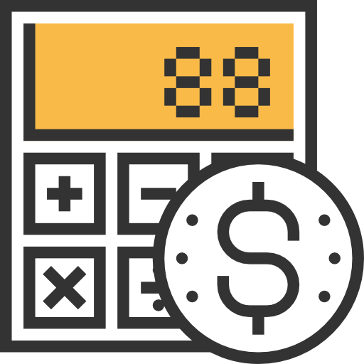 kalkulator Meticulous Yellow shadow ikona