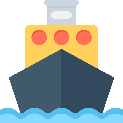 Ship Flat Color Flat icon