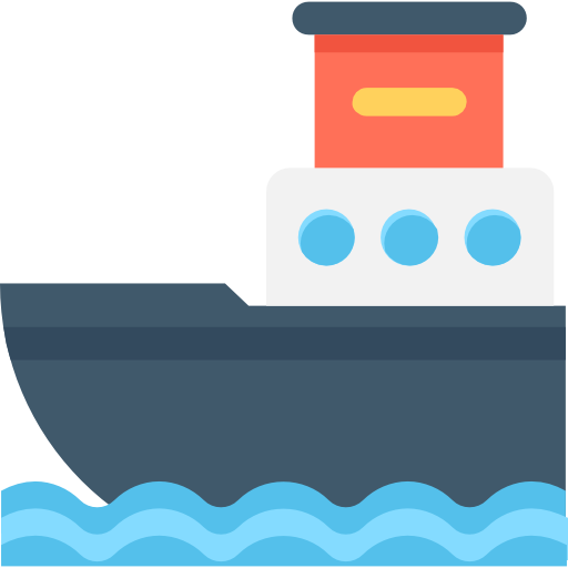 Ship Flat Color Flat icon