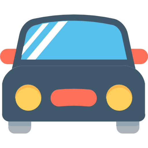 Car Flat Color Flat icon