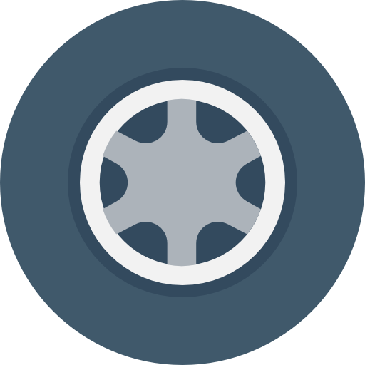 Wheel Flat Color Flat icon