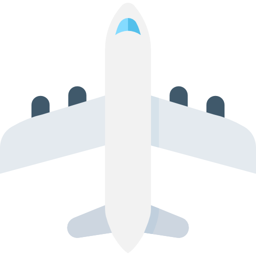비행기 Flat Color Flat icon