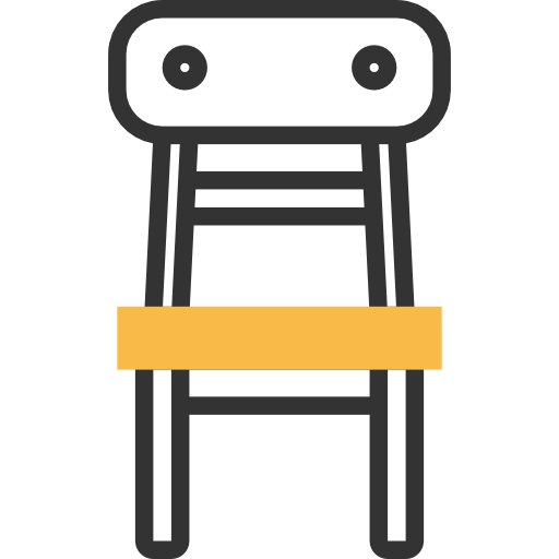 椅子 Meticulous Yellow shadow icon