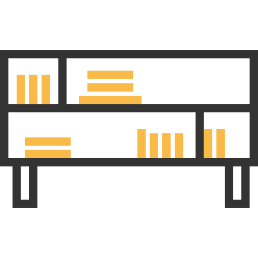 Shelves Meticulous Yellow shadow icon