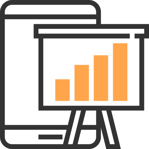 statistiken Meticulous Yellow shadow icon