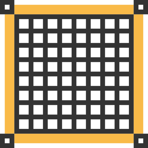 Grid Meticulous Yellow shadow icon