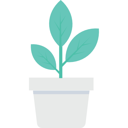 식물 Flat Color Flat icon