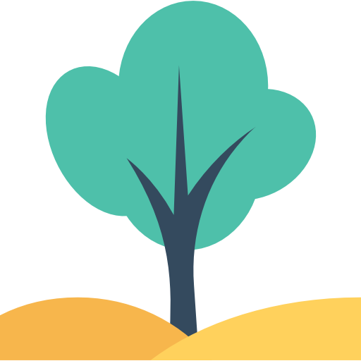 drzewo Flat Color Flat ikona