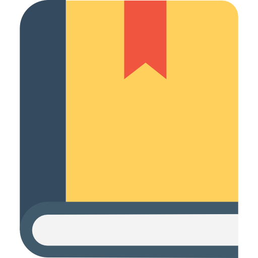 도서 Flat Color Flat icon