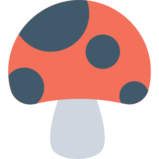 버섯 Flat Color Flat icon