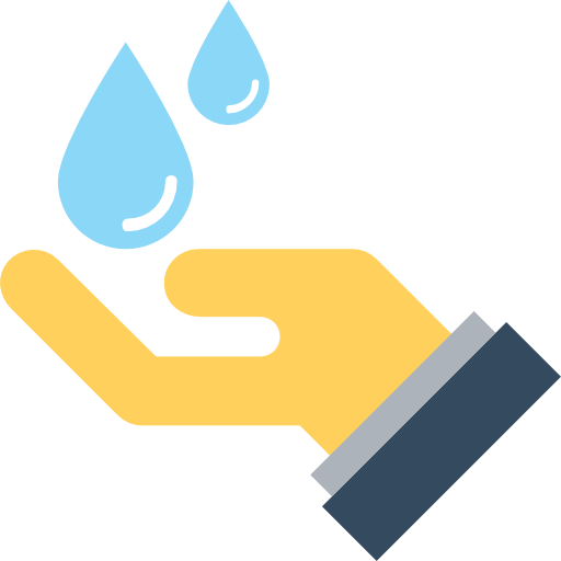 Save water Flat Color Flat icon