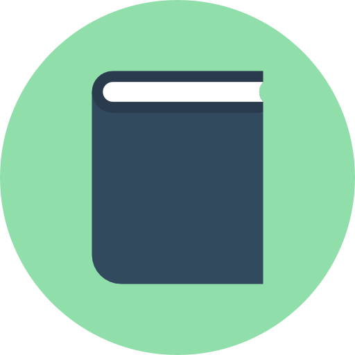 Book Flat Color Circular icon