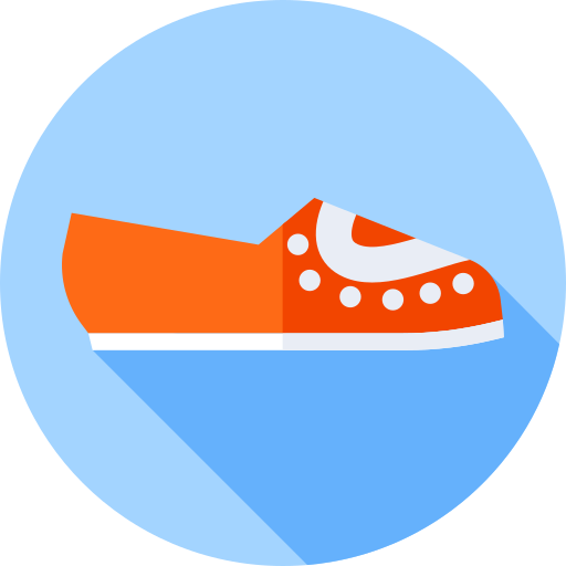 신발 Flat Circular Flat icon