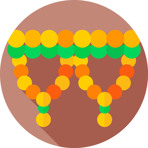 Jaimala Flat Circular Flat icon