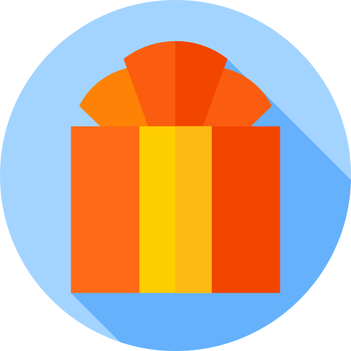 geschenkbox Flat Circular Flat icon