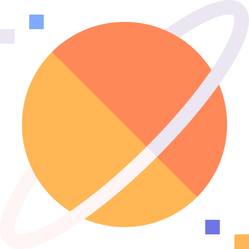 planeta Basic Straight Flat icono