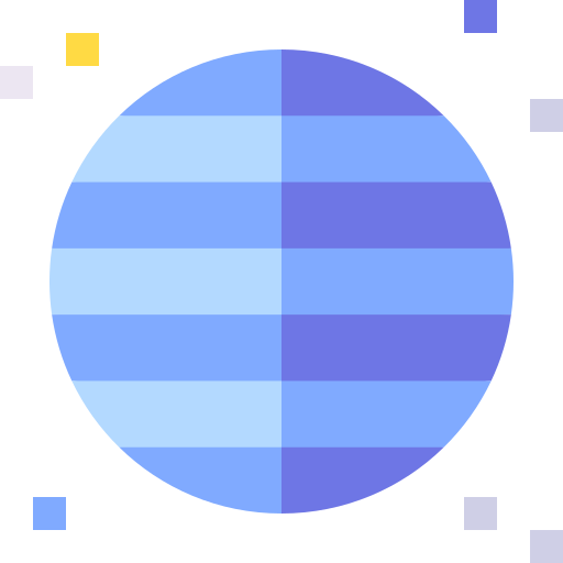 Planet Basic Straight Flat icon