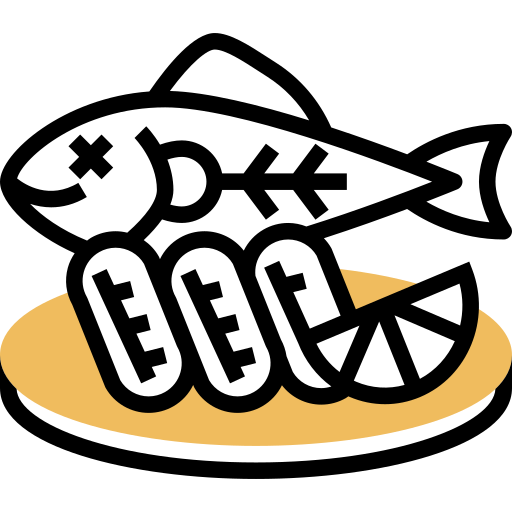salmone Meticulous Yellow shadow icona