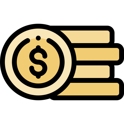 コイン Detailed Rounded Lineal color icon