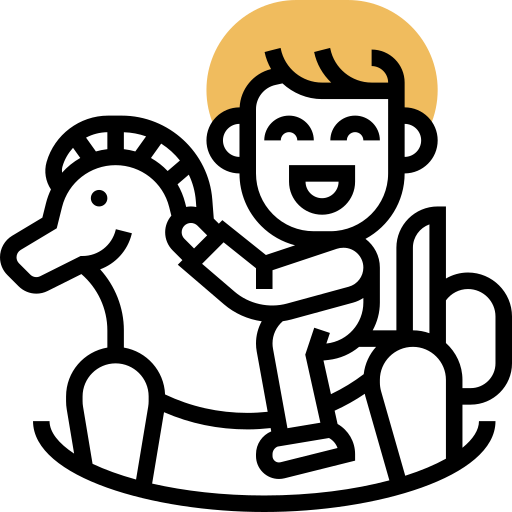cavallo a dondolo Meticulous Yellow shadow icona