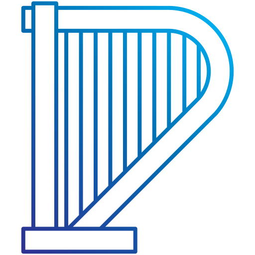 harfa Generic Gradient ikona
