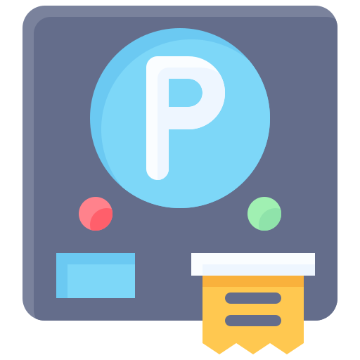 Parking ticket Generic Flat icon