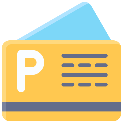 Parking card Generic Flat icon