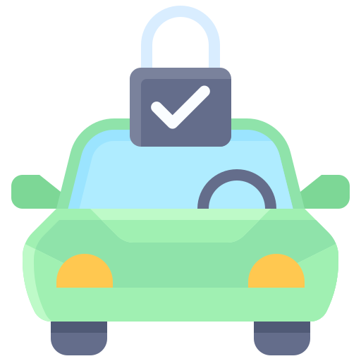 Locked car Generic Flat icon