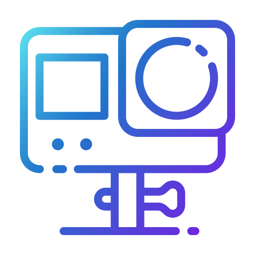 action-kamera Generic Gradient icon