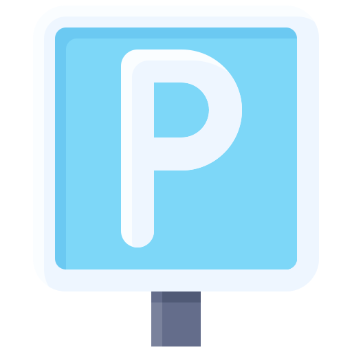 znak parkingowy Generic Flat ikona