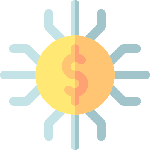 divisa Basic Rounded Flat icono