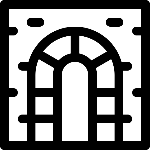 jaskinia Basic Rounded Lineal ikona