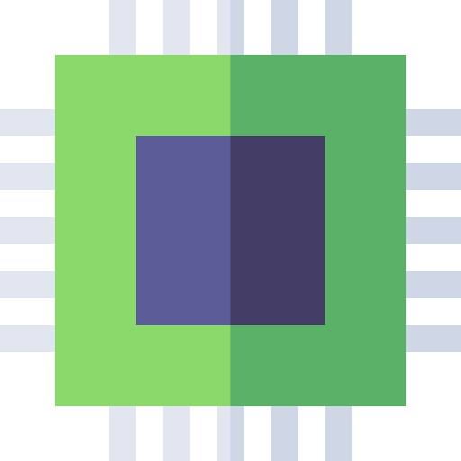 Microchip Basic Straight Flat icon