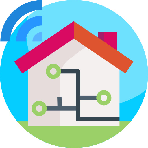 Smart home Detailed Flat Circular Flat icon