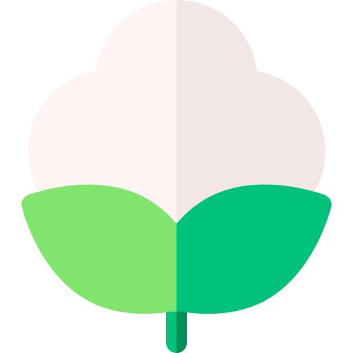 algodón Basic Rounded Flat icono