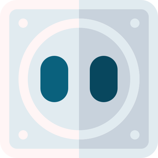 ソケット Basic Rounded Flat icon