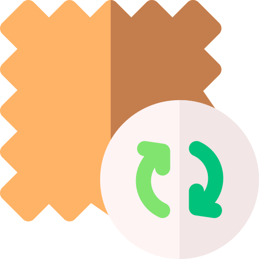 reciclable Basic Rounded Flat icono