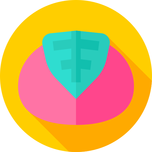 떡 Flat Circular Flat icon